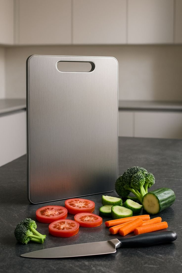 Stainless Steel Chopping Board – 14x10 inches